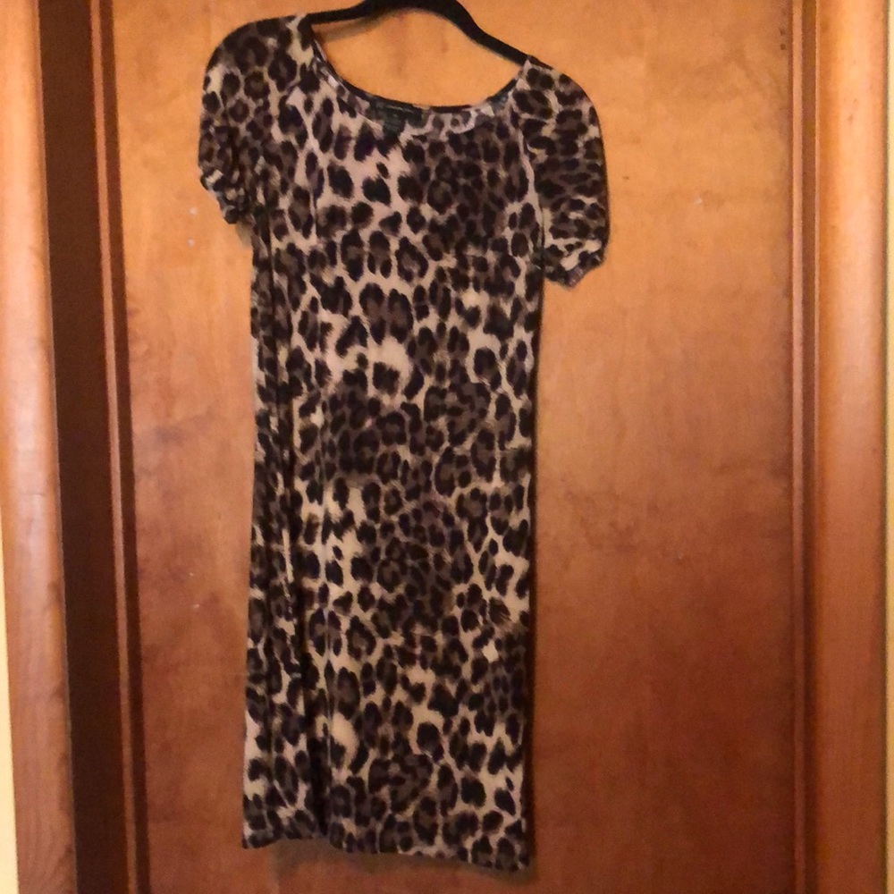 Leopard print dress